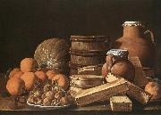 MELeNDEZ, Luis Still-Life with Oranges and Walnuts Germany oil painting artist